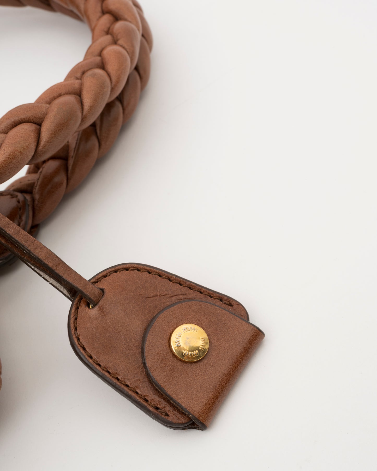 2000s MIU MIU Cognac Medium Matelasse Bag