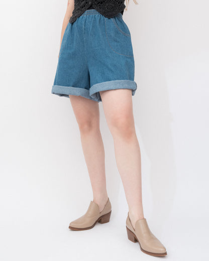 Vintage Medium Wash Denim Shorts (S-L)