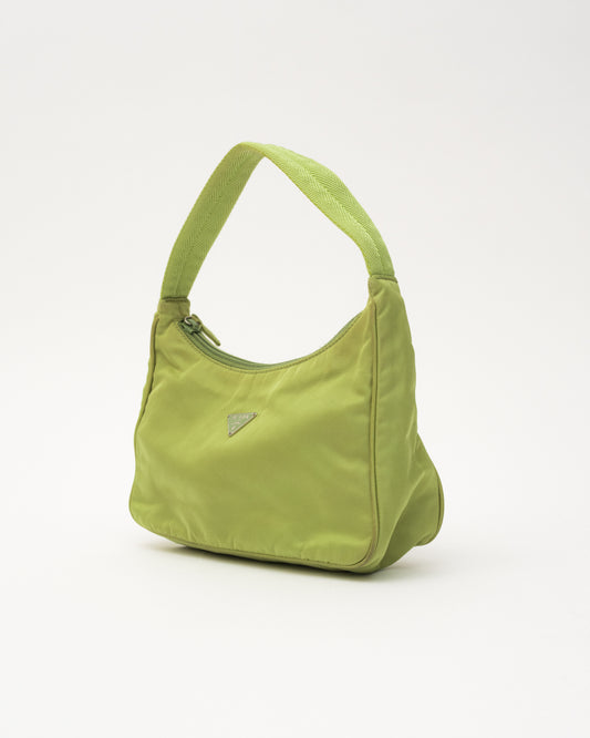 VTG PRADA Chartreuse Mini Hobo Bag