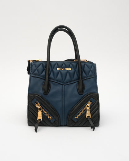 MIU MIU Biker Leather Bag