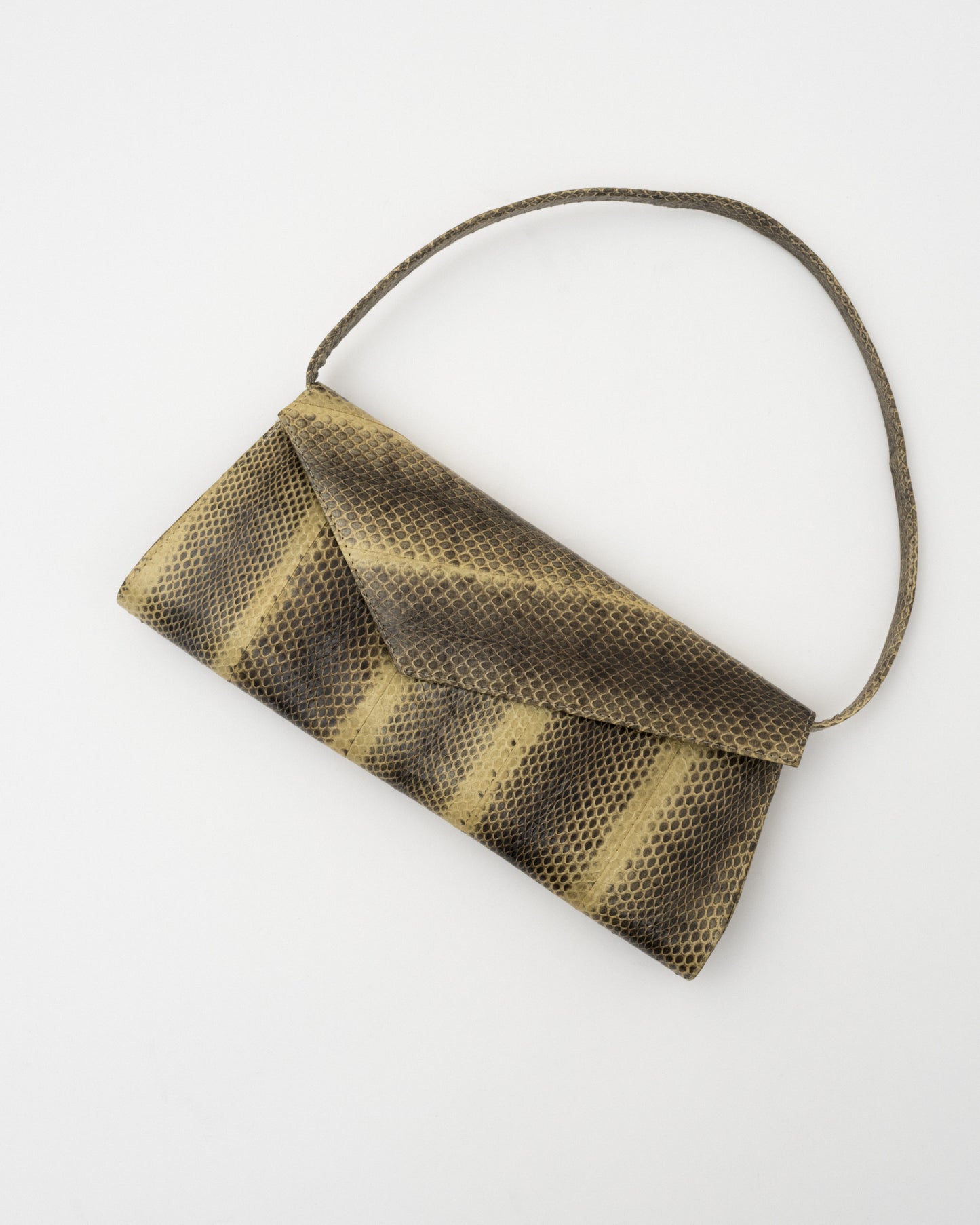 VTG AZIROO Snakeskin Baguette Bag