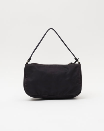 90s PRADA Tessuto Plum Mini Bag