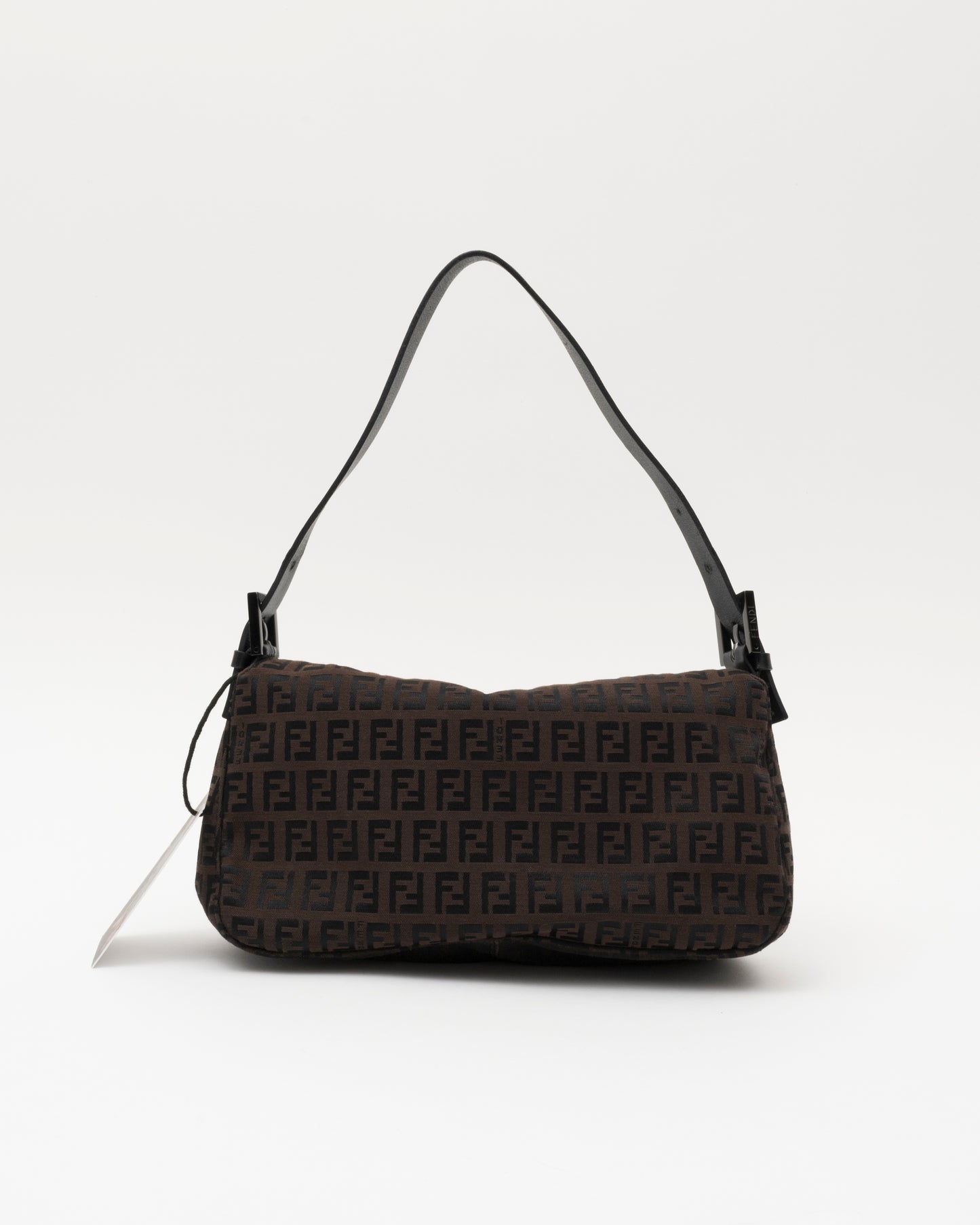 2000s FENDI Zucca Mamma Baguette Shoulder Bag