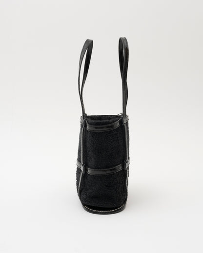 2000s SALVATORE FERRAGAMO 2in1 Terry Cloth Cage Bag