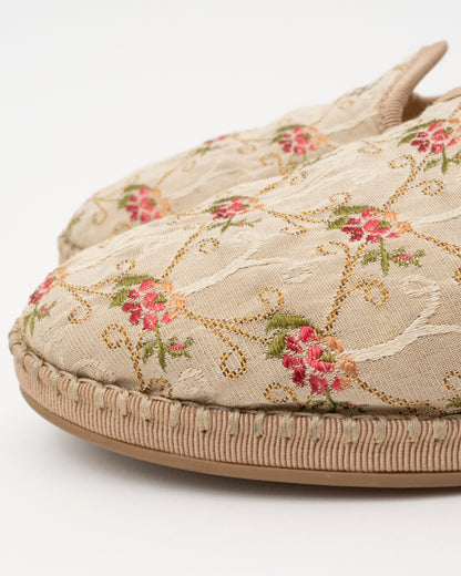 SS2003 PRADA Milano Floral Brocade Flats (40)