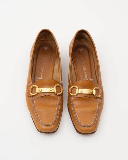 90s PRADA Toffee Loafers (6)
