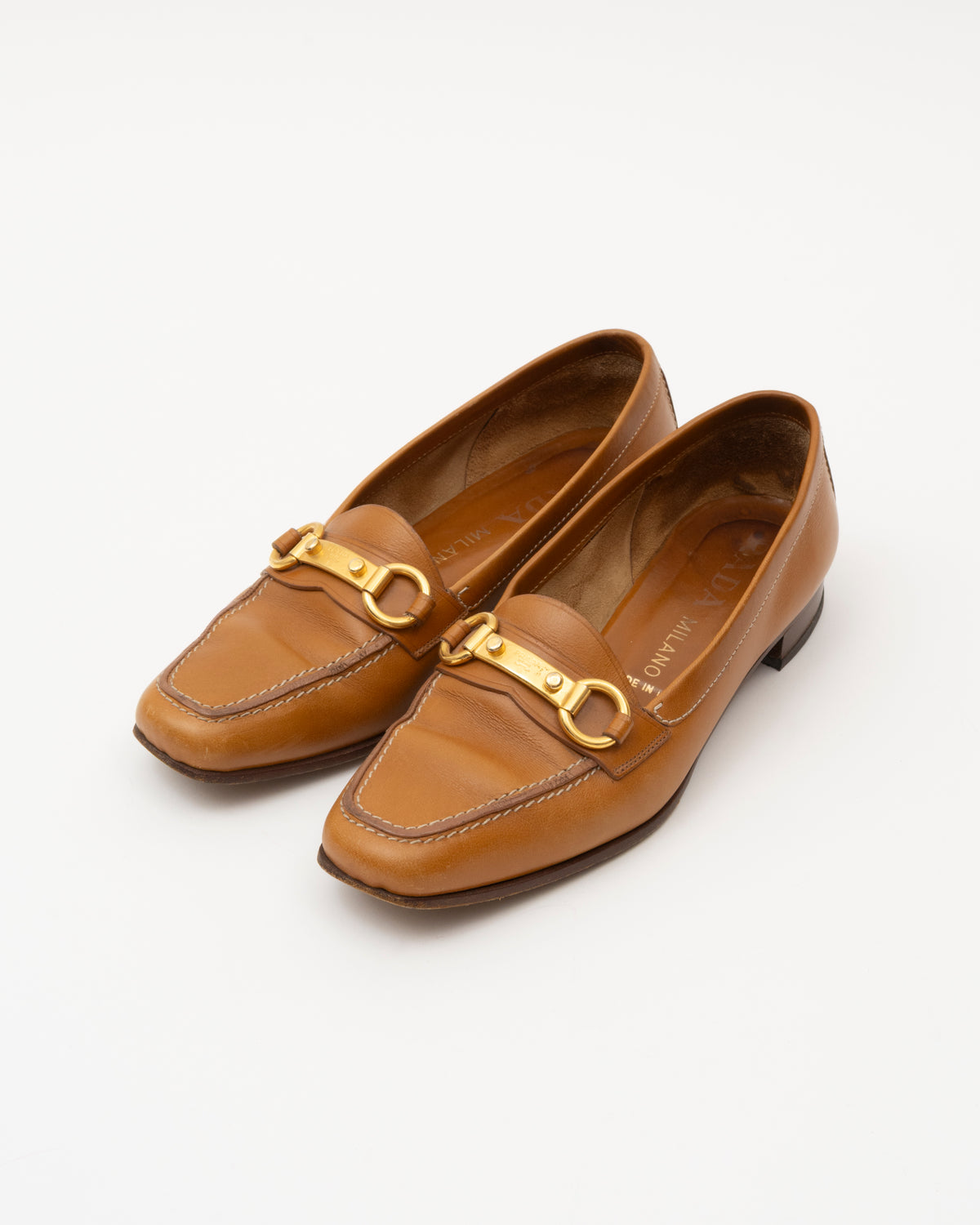 90s PRADA Toffee Loafers (37)