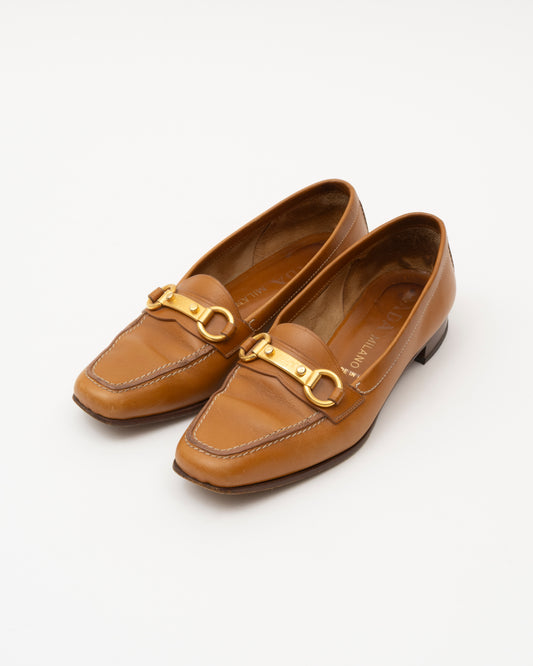 90s PRADA Toffee Loafers (6)
