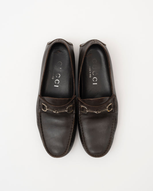 1953 GUCCI Brown Leather Loafer (7.5)