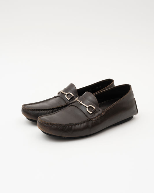 1953 GUCCI Brown Leather Loafer (7.5)