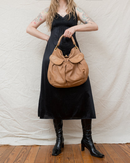 Preloved MIU MIU Beige Leather Bag