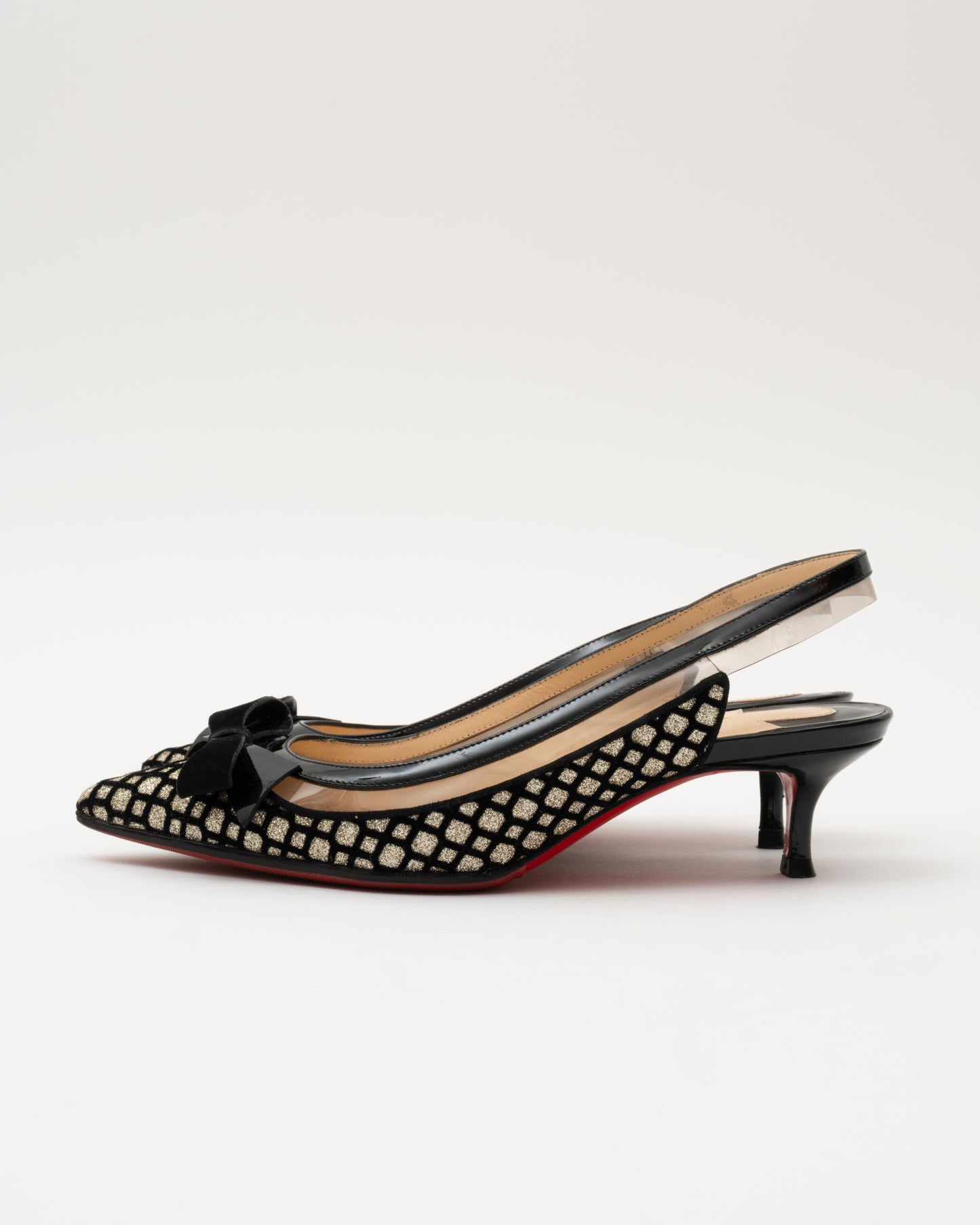 AW2018 CHRISTIAN LOUBOUTIN Slingback Kitten Heel (5.5)