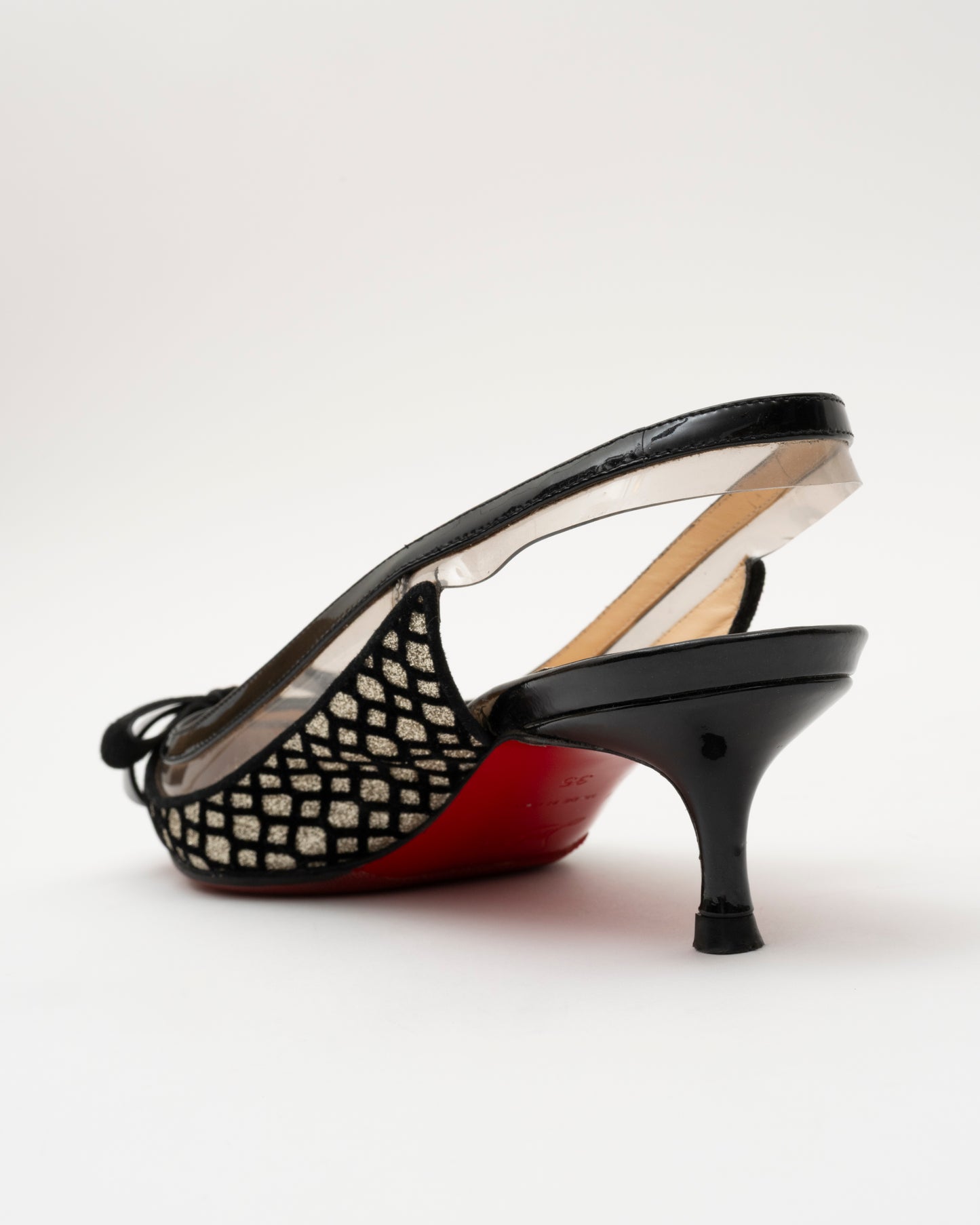 AW2018 CHRISTIAN LOUBOUTIN Slingback Kitten Heel (5.5)