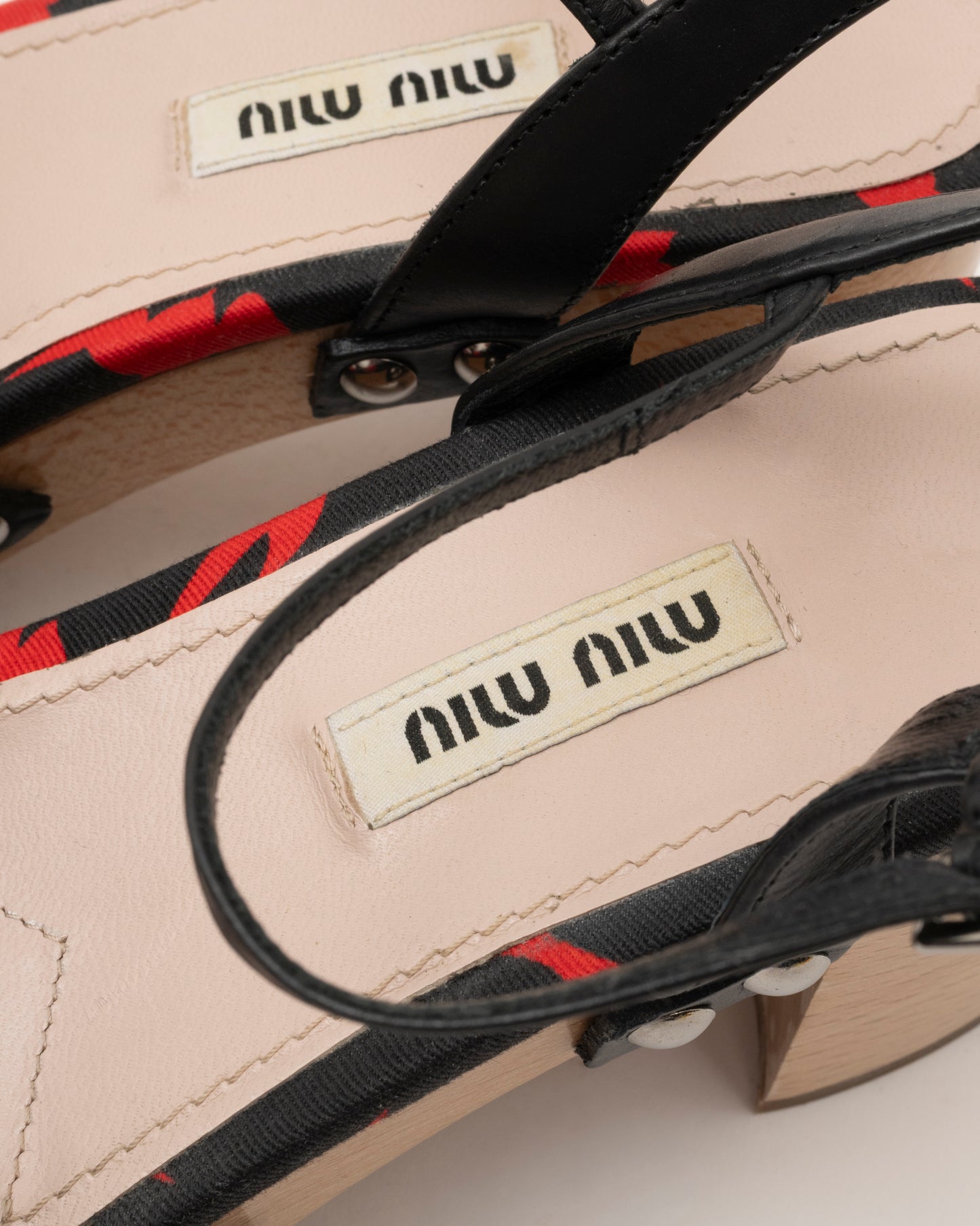 2000s MIU MIU Swallow Platform Sandals (36)