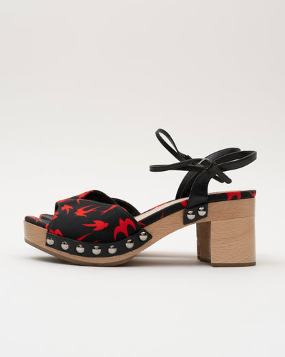 2000s MIU MIU Swallow Platform Sandals (36)