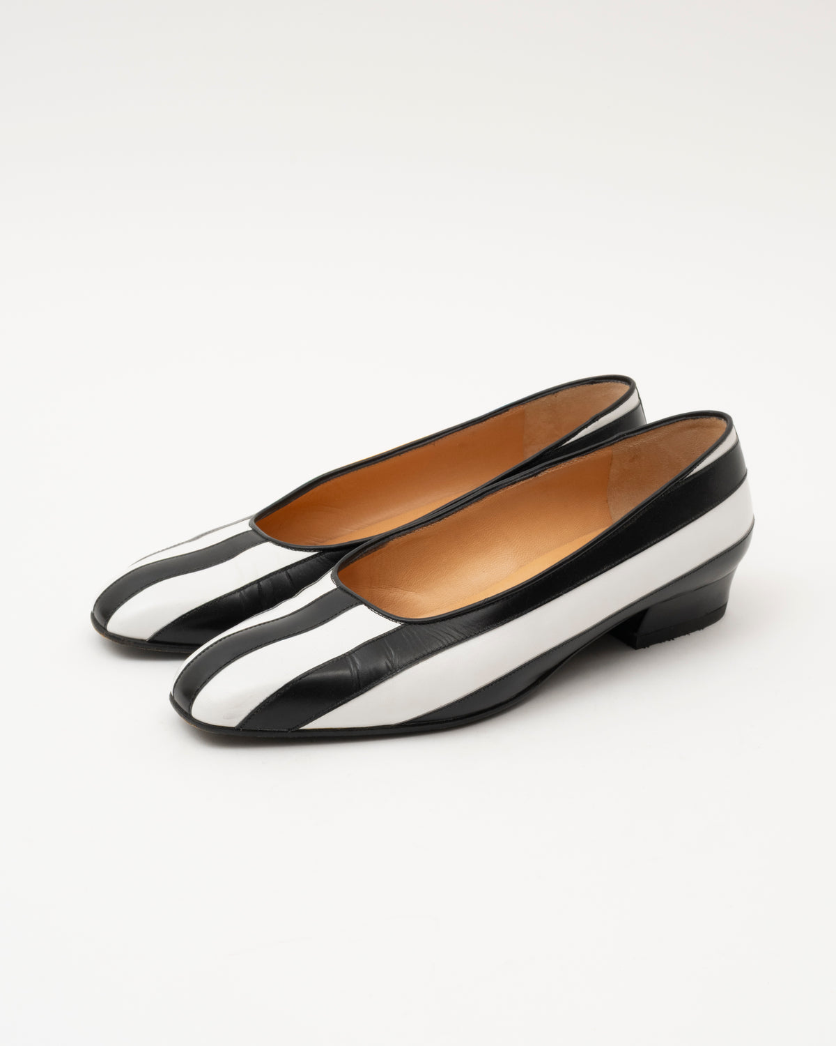 90s CELINE BW Striped Flats (36)