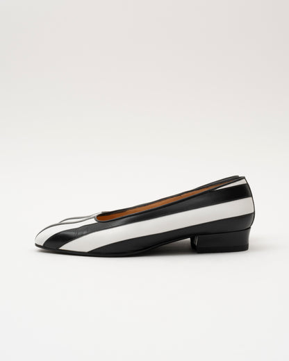 90s CELINE BW Striped Flats (36)