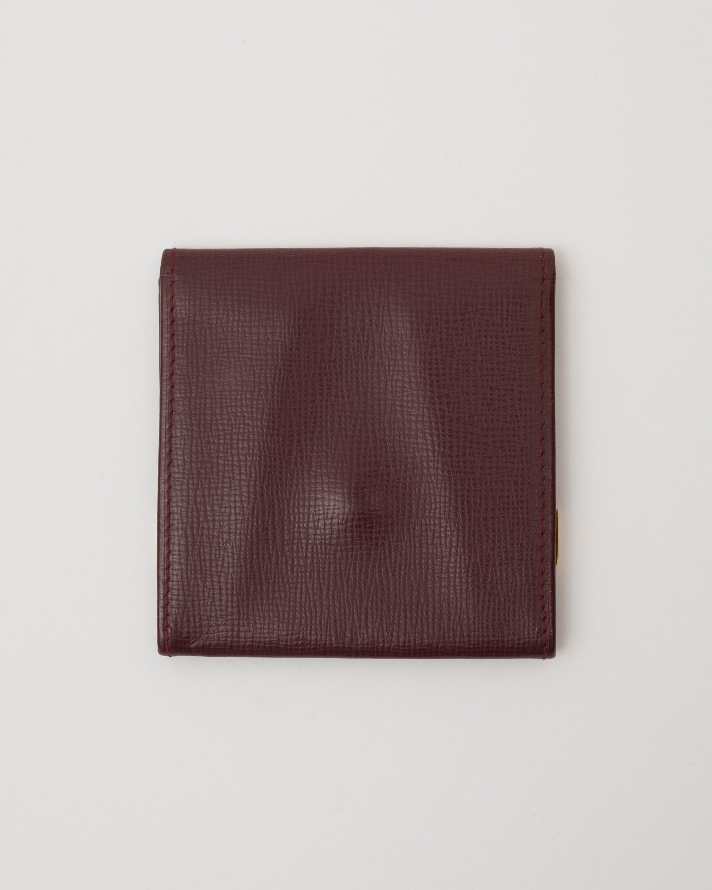 80s CARTIER Maroon Tiny Secret Case