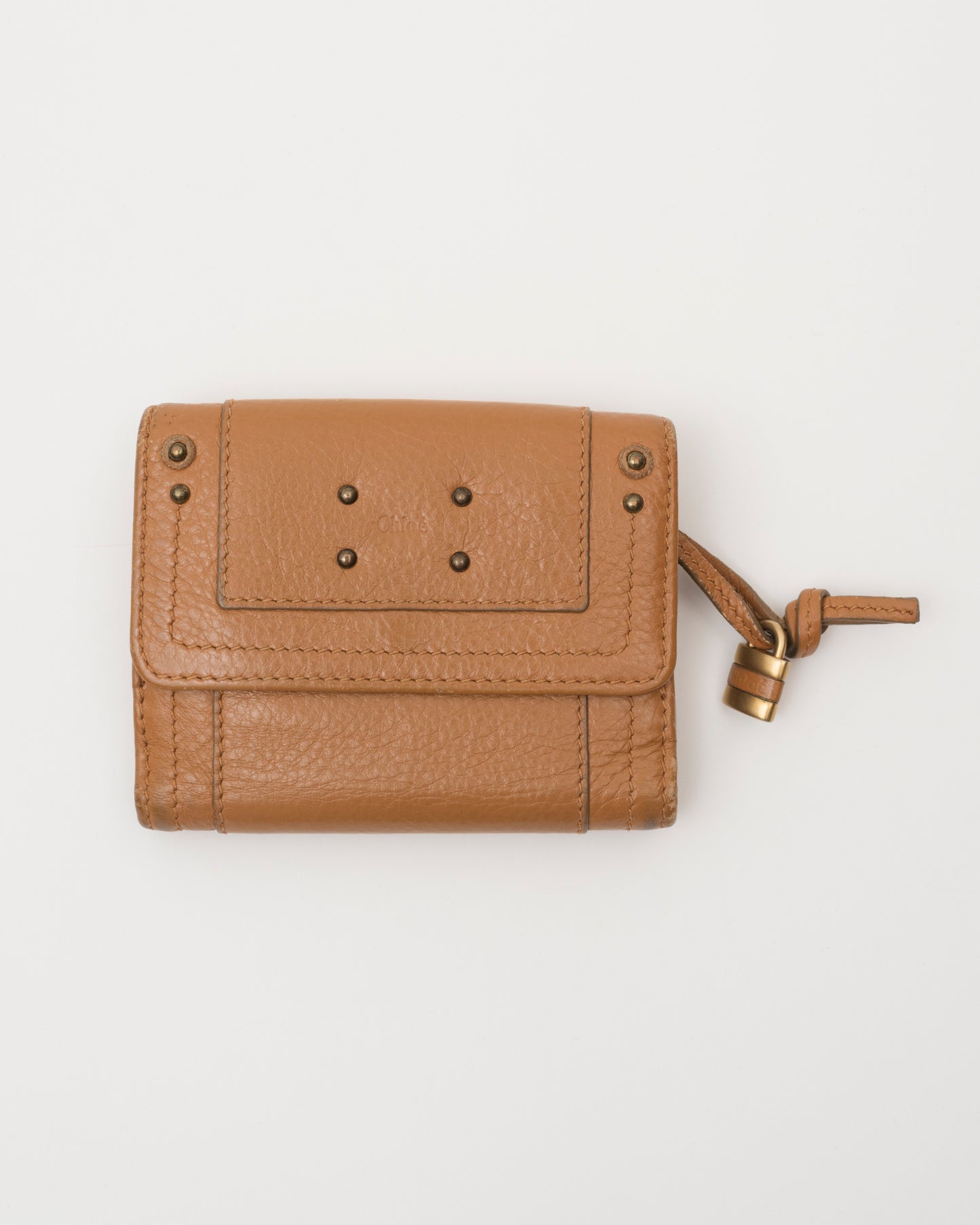 2000s CHLOE Paddington Tan Wallet