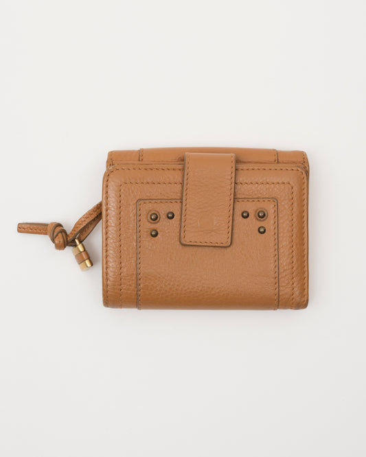2000s CHLOE Paddington Tan Wallet