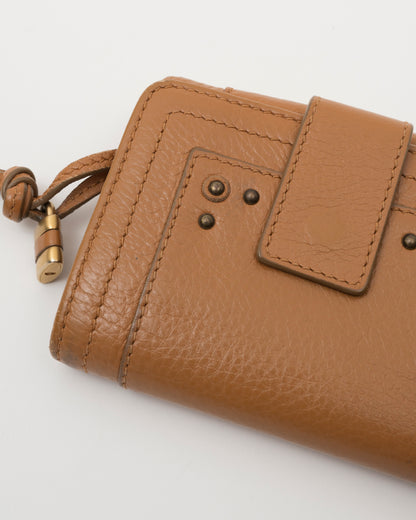 2000s CHLOE Paddington Tan Wallet