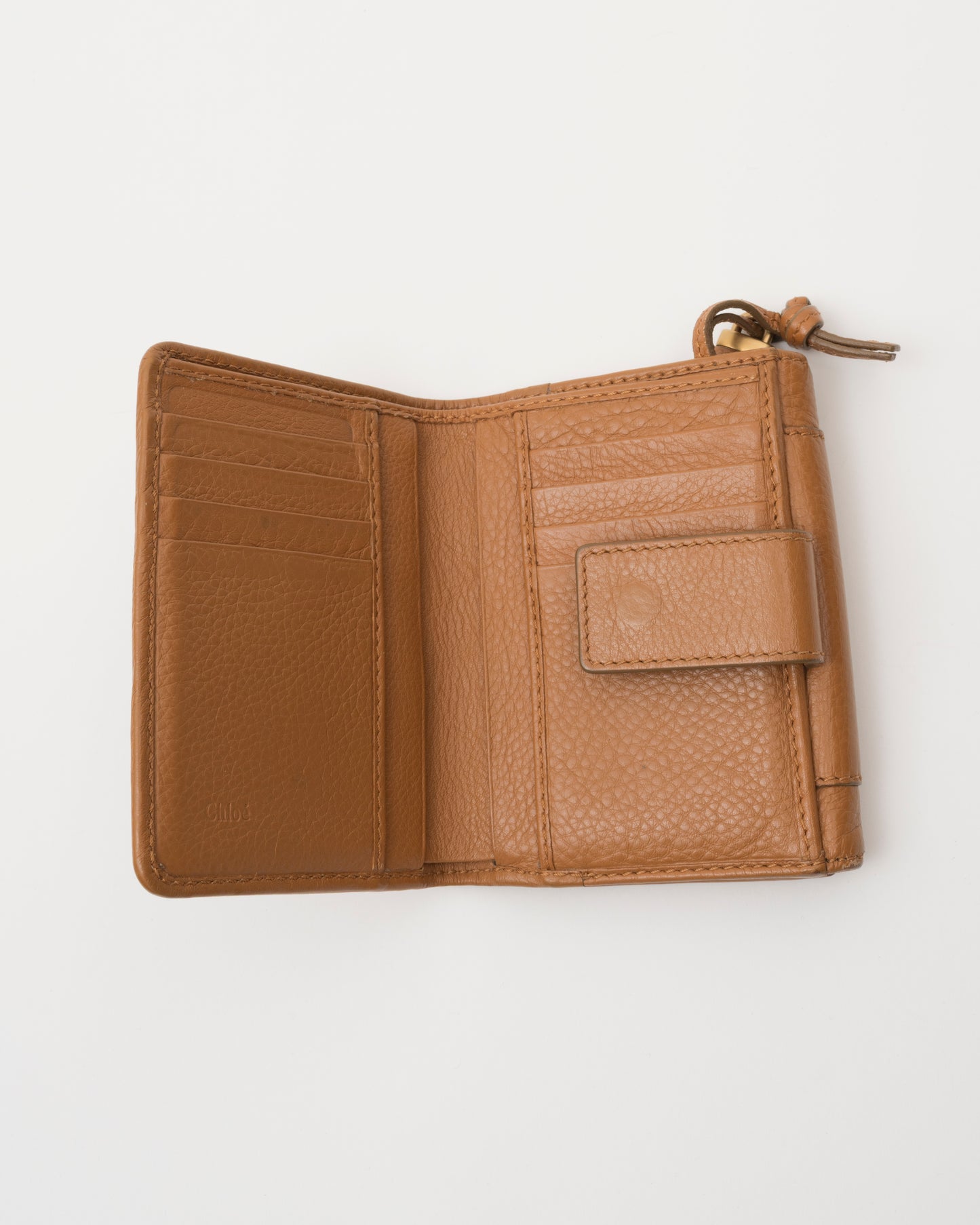 2000s CHLOE Paddington Tan Wallet
