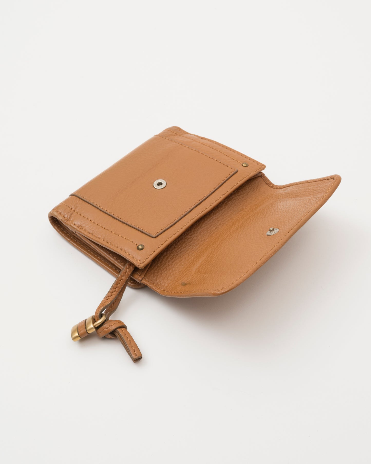 2000s CHLOE Paddington Tan Wallet