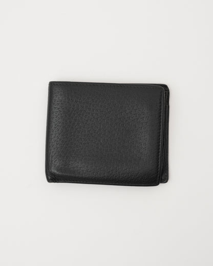 90s GUCCI Black Leather Marmont Wallet