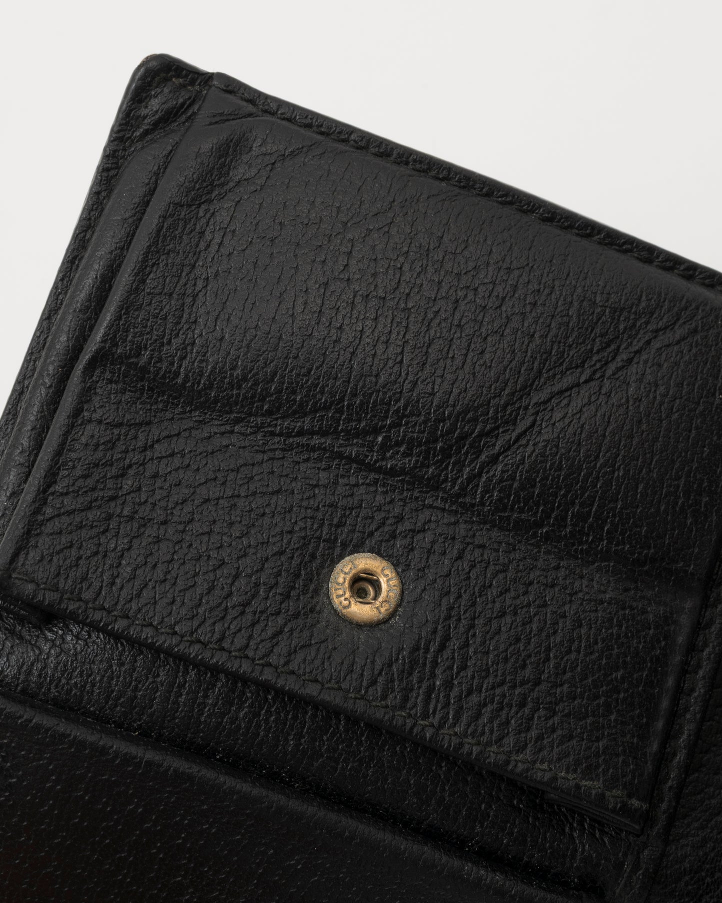 90s GUCCI Black Leather Marmont Wallet