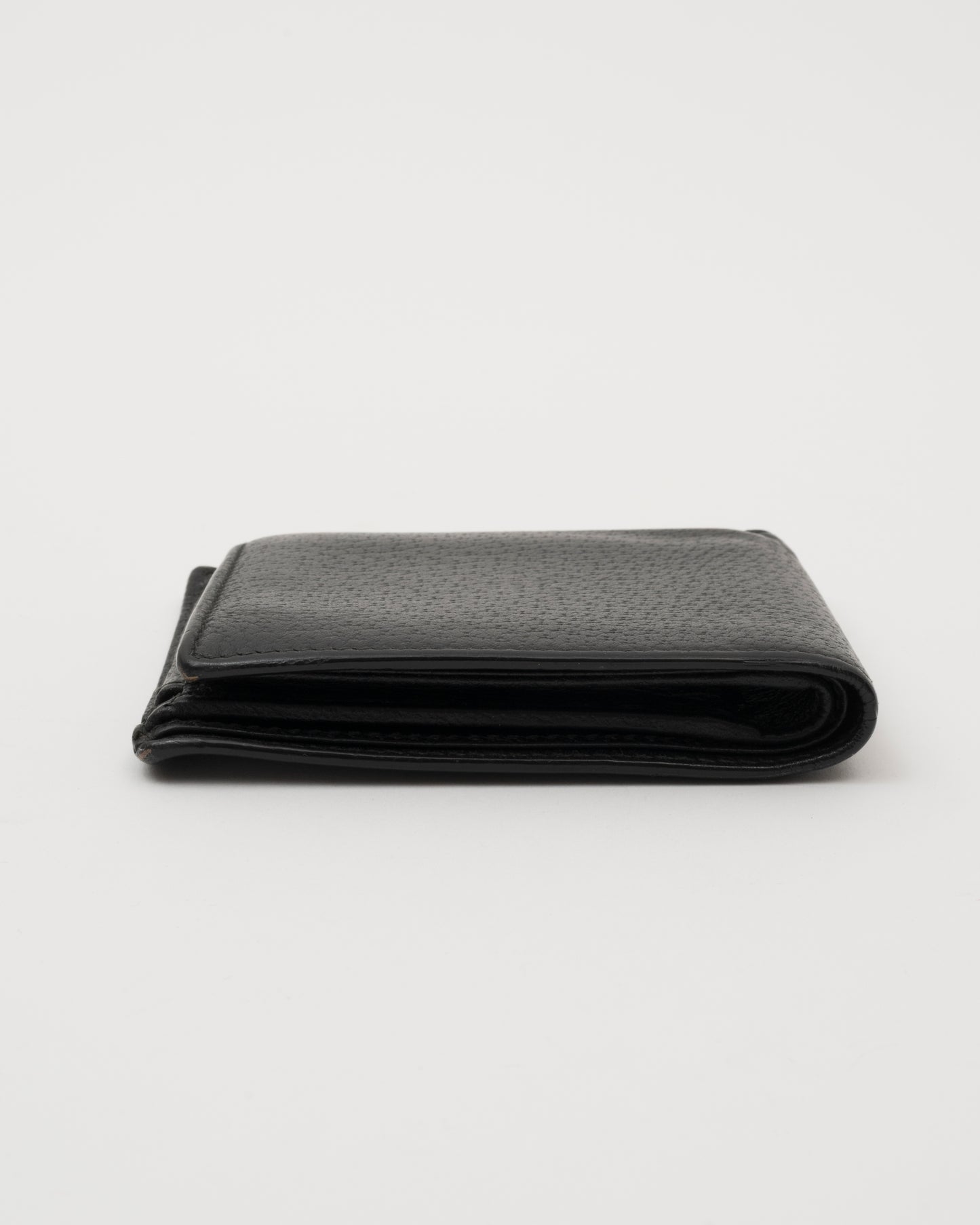 90s GUCCI Black Leather Marmont Wallet
