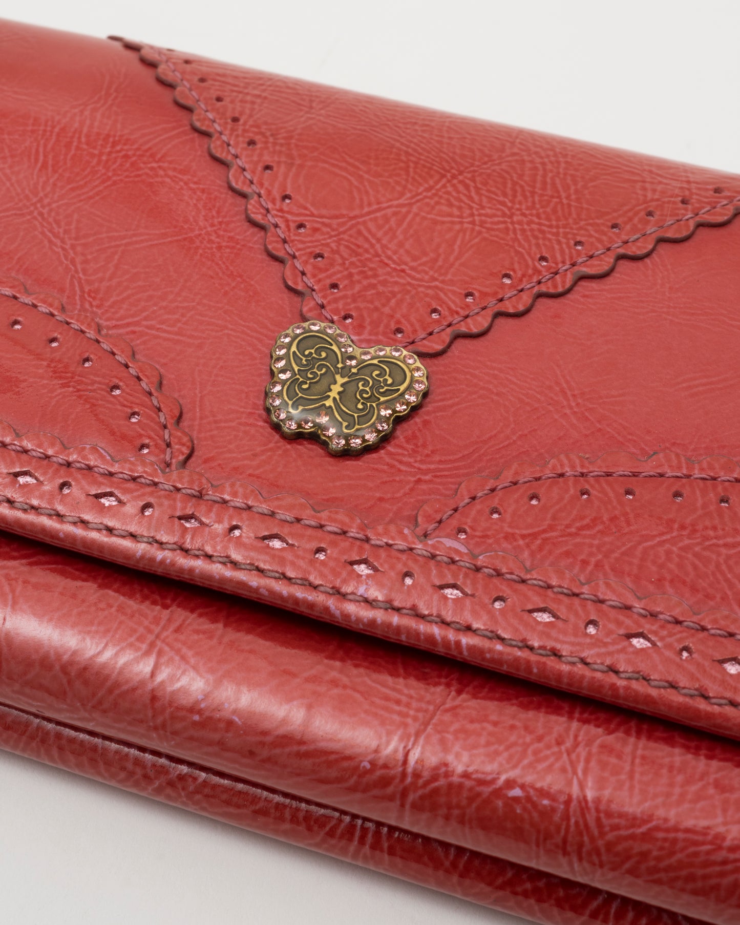 2000s ANNA SUI Red Butterfly Wallet