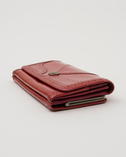 2000s ANNA SUI Red Butterfly Wallet