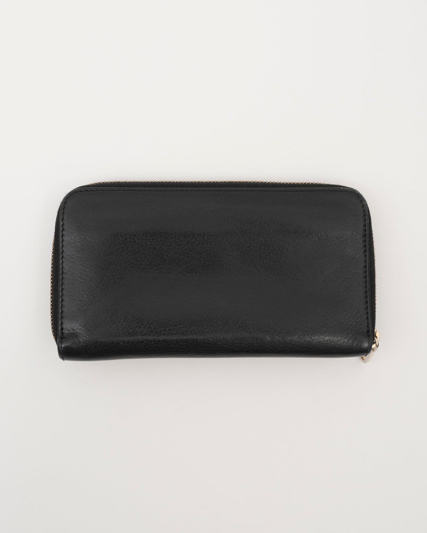 2000s CHLOE Black Lily Zip Wallet