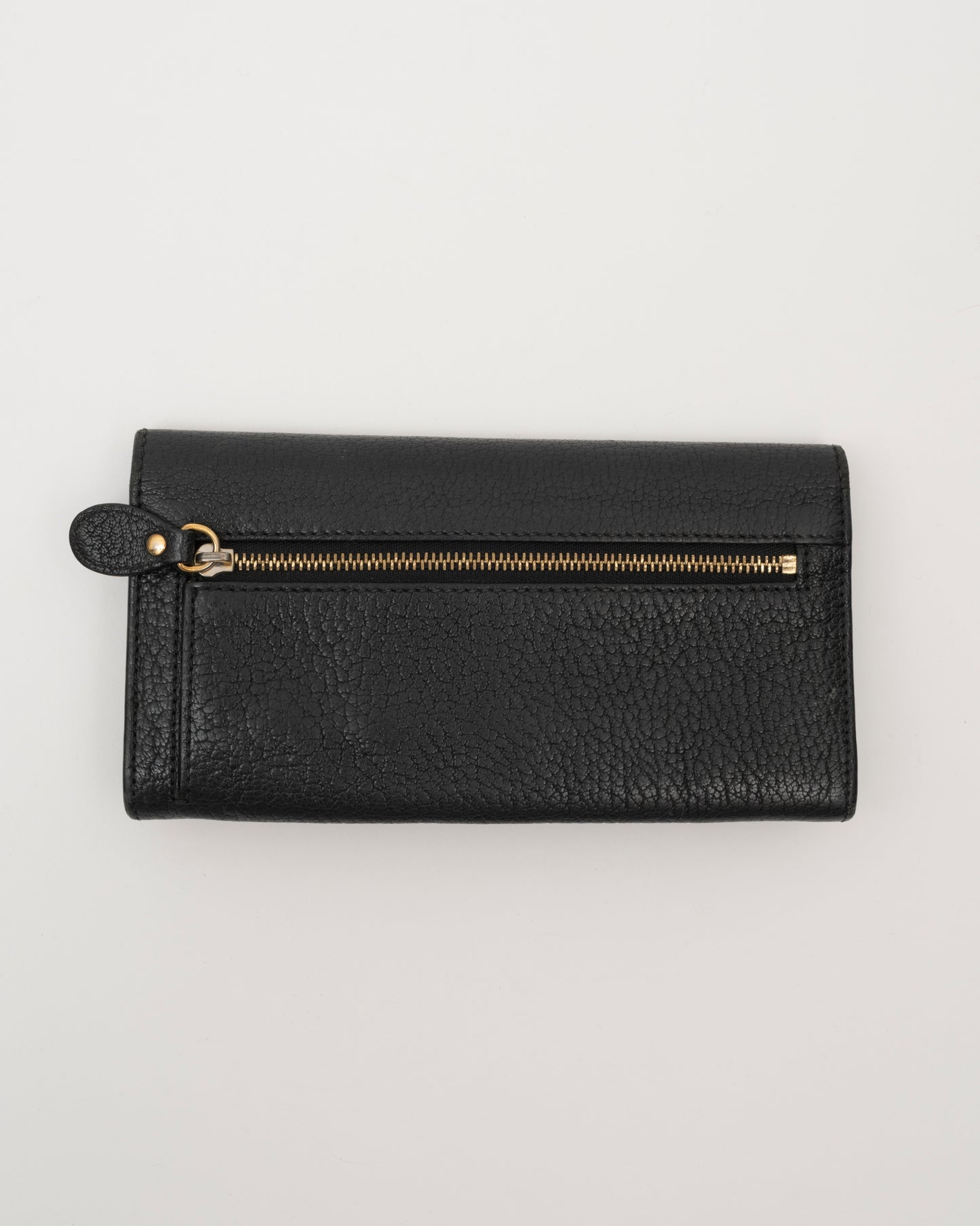 2000s CHLOE Black Elise Long Wallet