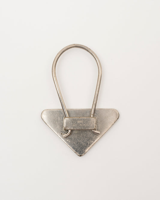 90s PRADA Pale Pink Triangle Key/Bag Charm