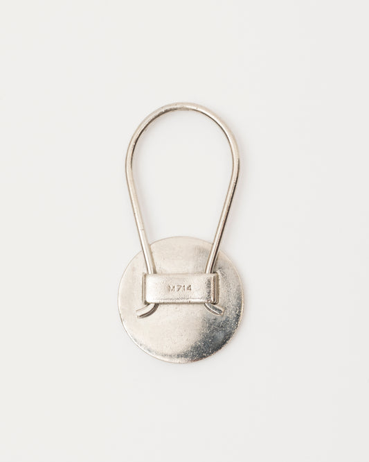 90s PRADA Brown Round Key/Bag Charm