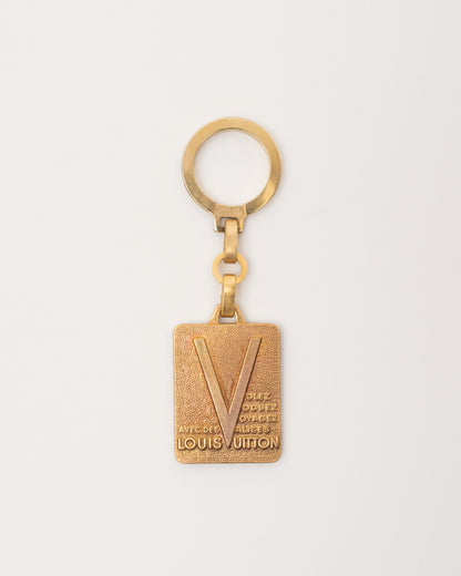 90s LOUIS VUITTON Malletier Depuis Key Charm