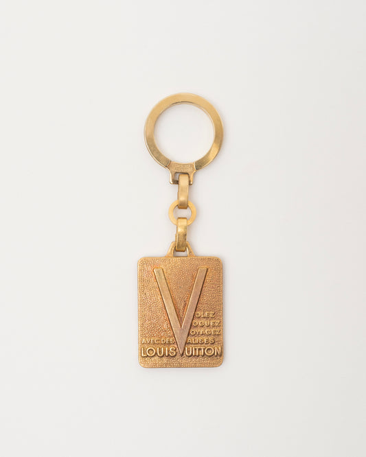 90s LOUIS VUITTON Malletier Depuis Key Charm
