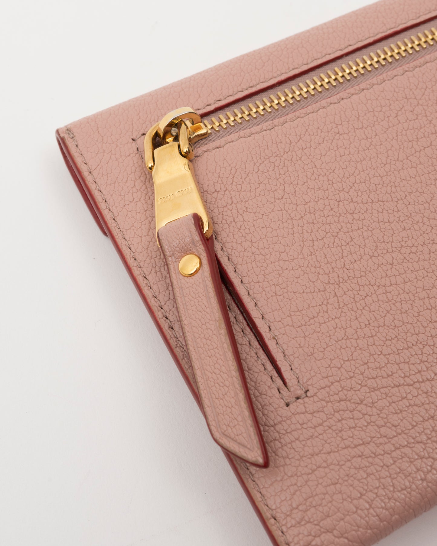 2000s MIU MIU Pink Love Letter Envelope Mini Bag