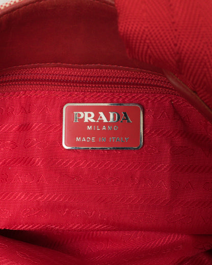Vintage PRADA SPORT Red Canvas Bag