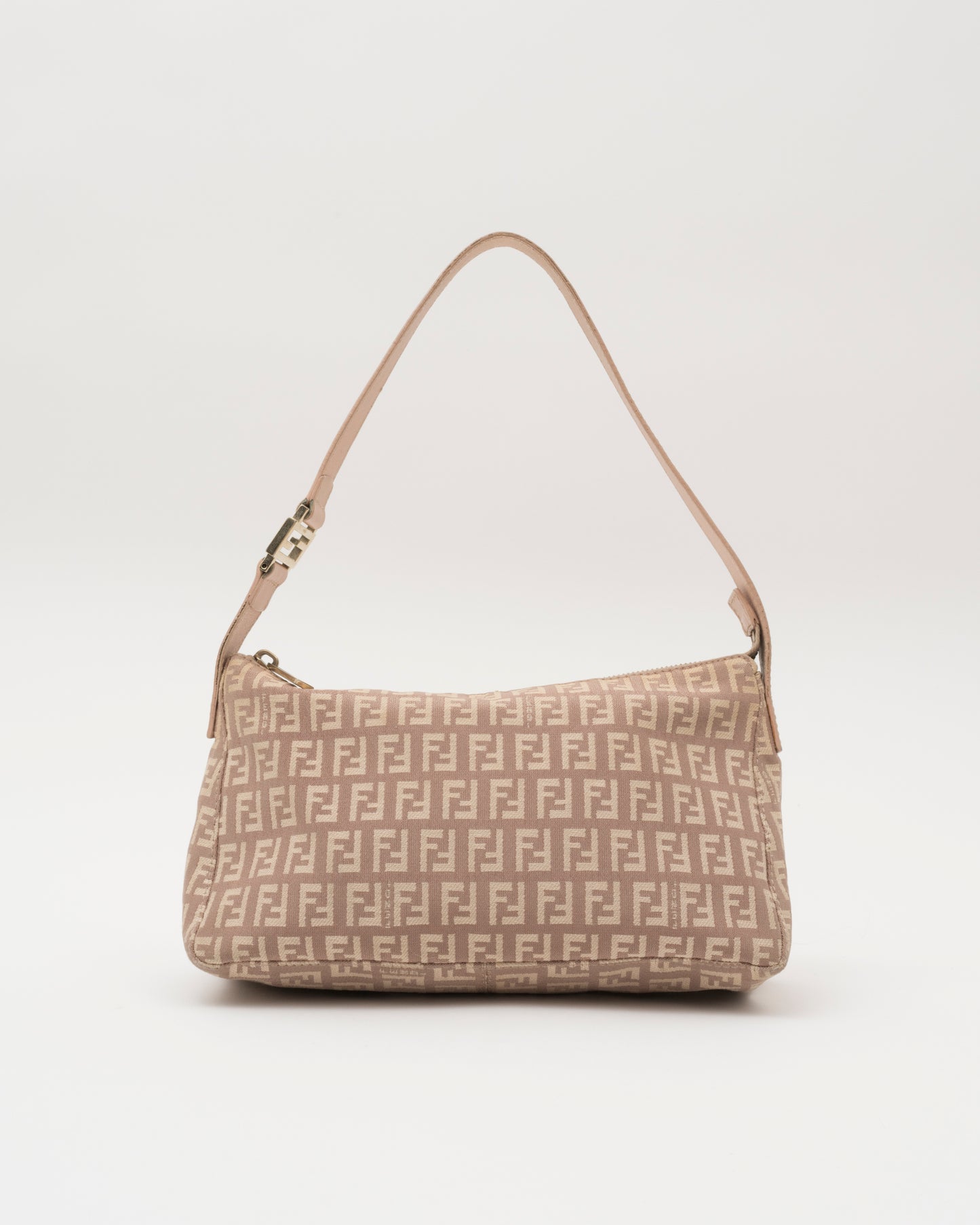 2000s FENDI Pink Zucchino Pochette Baguette
