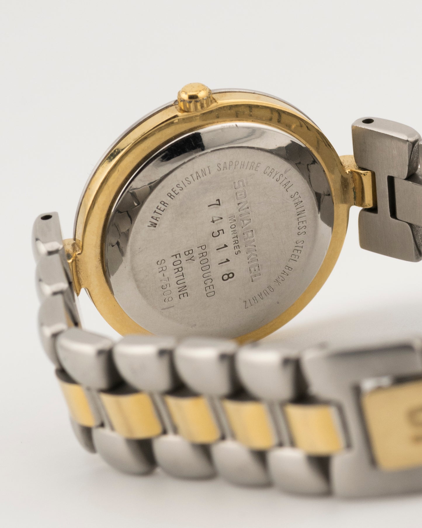 90s SONIA RYKIEL Two Tone Watch