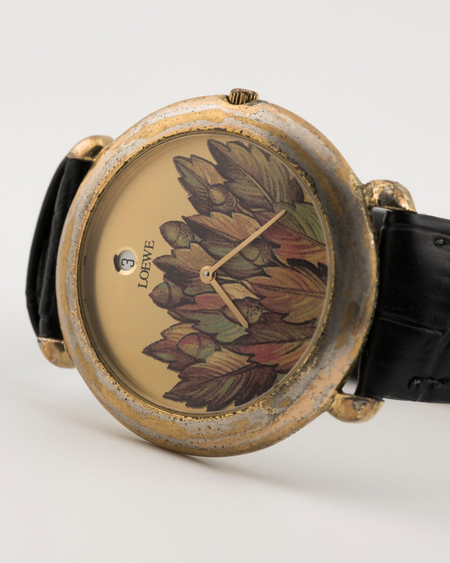 90s LOEWE Leaf & Acorn Watch