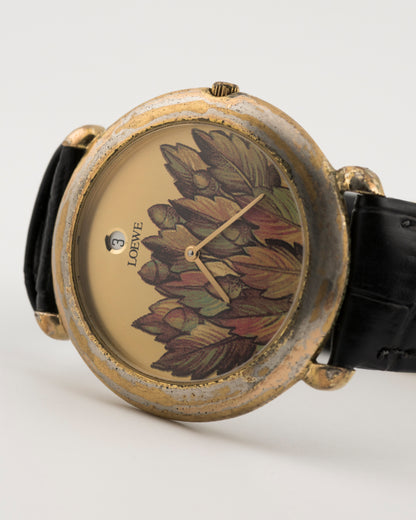 90s LOEWE Leaf & Acorn Watch