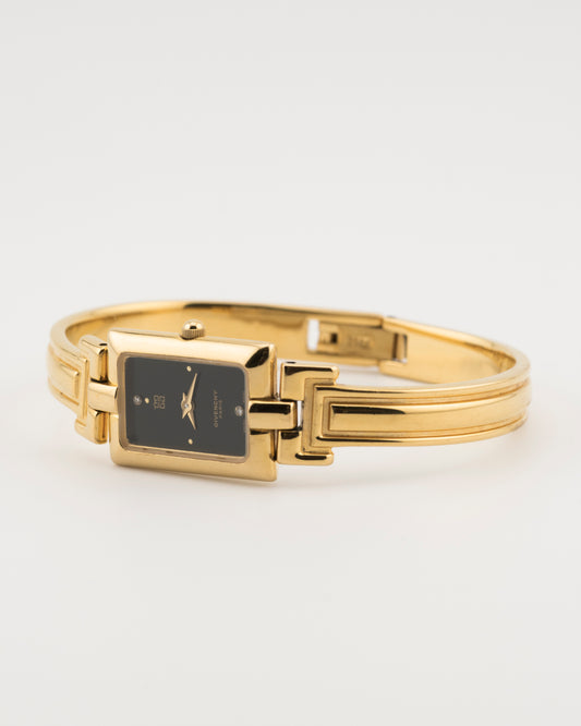 90s GIVENCHY Millesime Gold Bangle Watch
