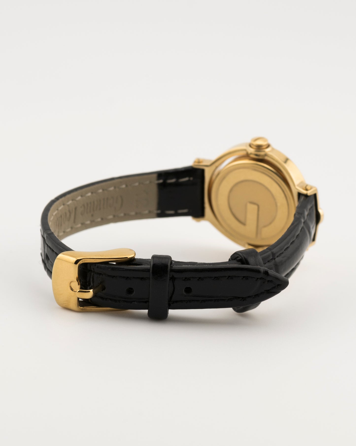 90s GUCCI 6600L Reverso Gold Watch