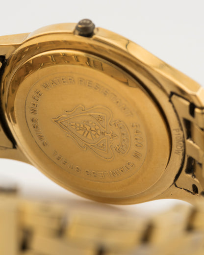 90s GUCCI 5400M Gold Watch
