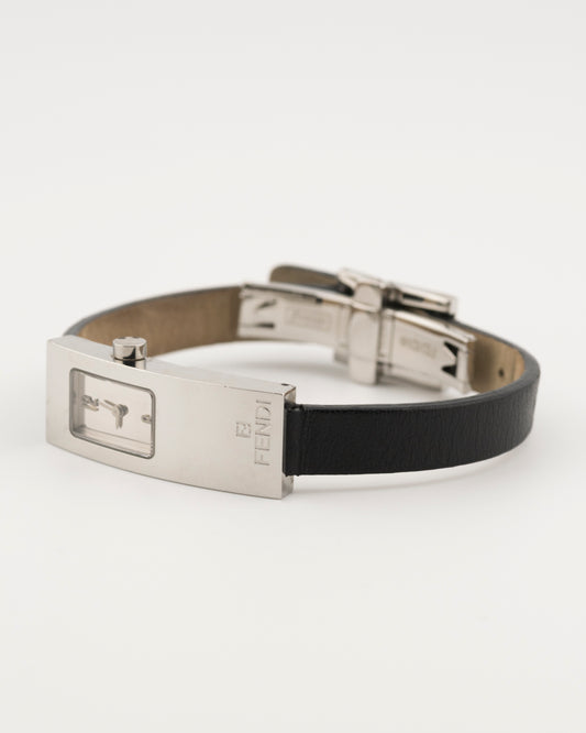 90s FENDI 3300L Silver Watch