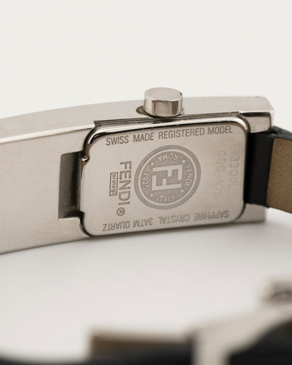 90s FENDI 3300L Silver Watch