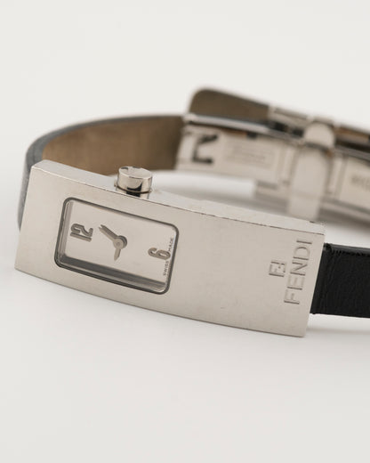 90s FENDI 3300L Silver Watch